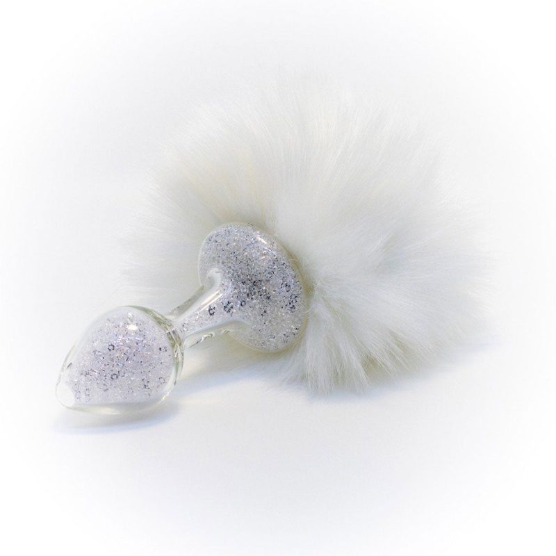 A01663 CrystalDelights BunnyTailWhite MAIN